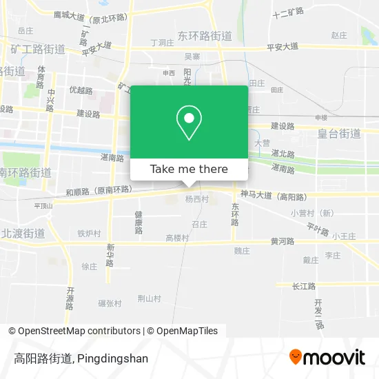 高阳路街道 map