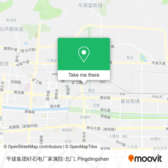 平煤集团矸石电厂家属院-北门 map