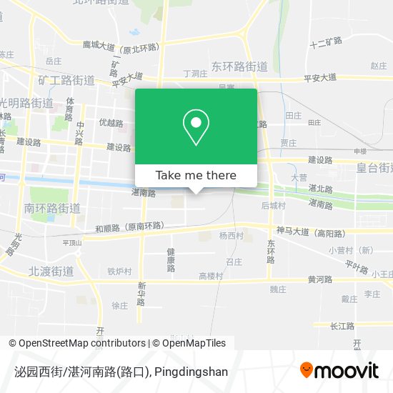 泌园西街/湛河南路(路口) map