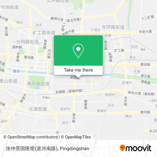 张仲景国医馆(湛河南路) map