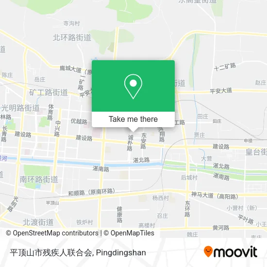 平顶山市残疾人联合会 map