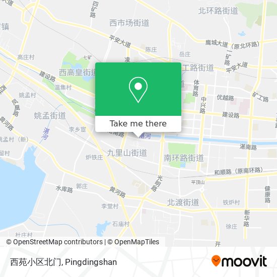 西苑小区北门 map