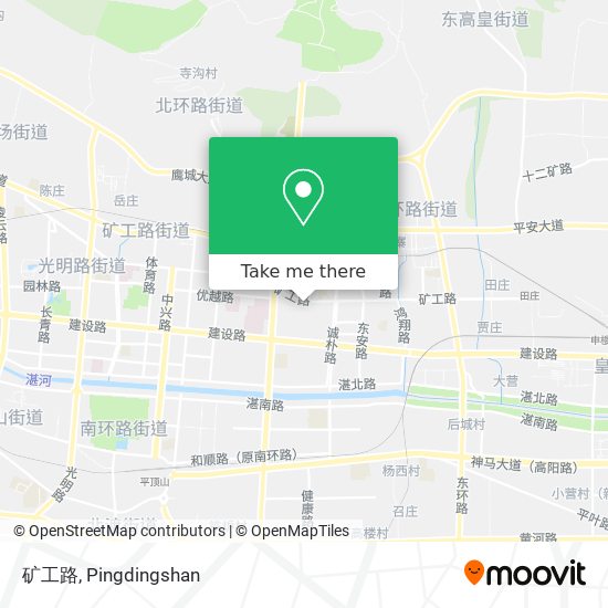 矿工路 map