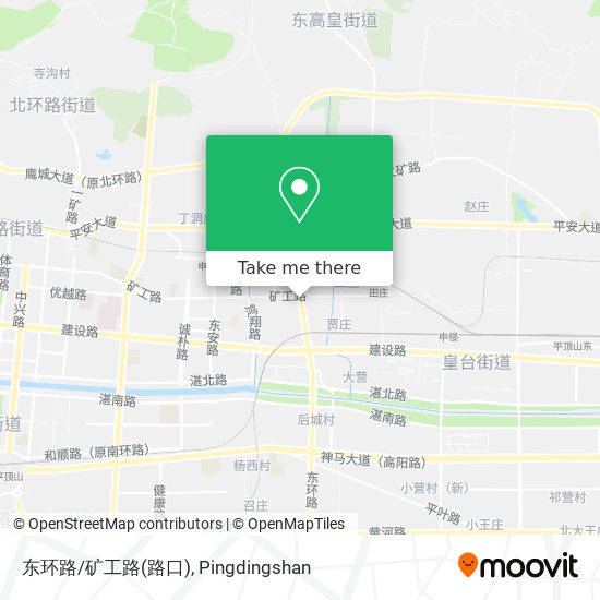 东环路/矿工路(路口) map