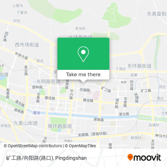矿工路/向阳路(路口) map