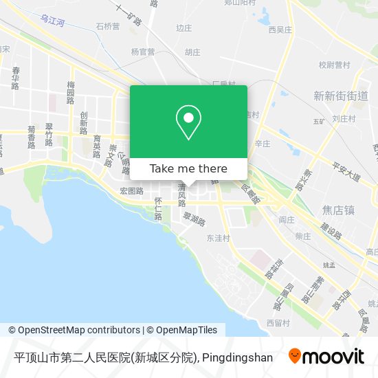 平顶山市第二人民医院(新城区分院) map