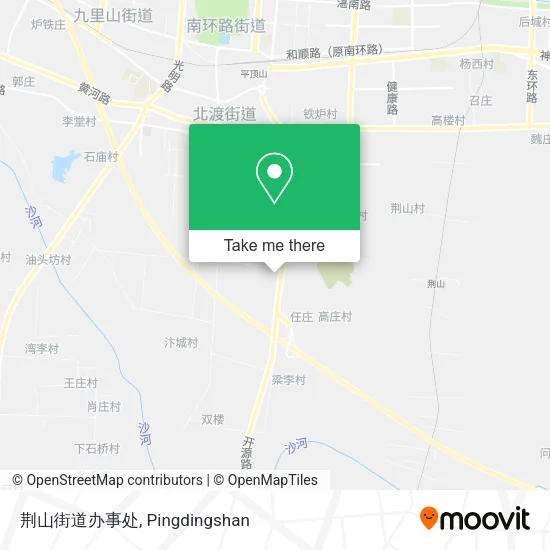 荆山街道办事处 map
