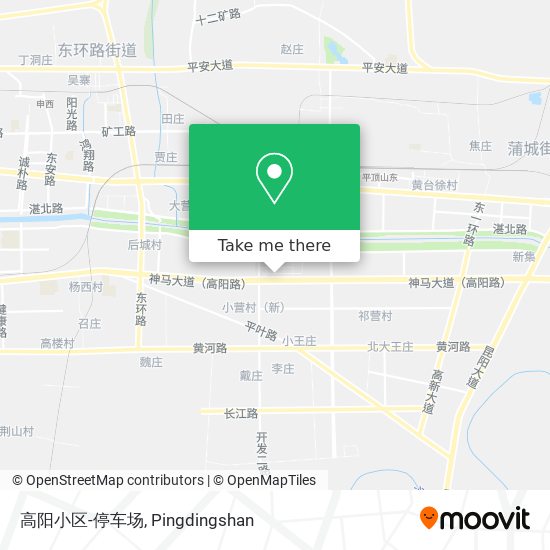 高阳小区-停车场 map