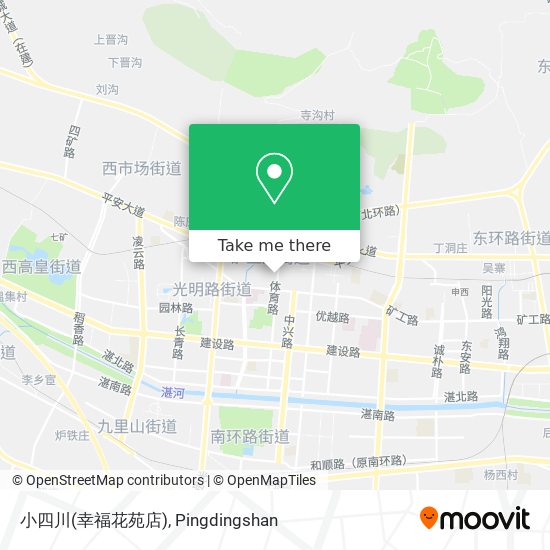 小四川(幸福花苑店) map