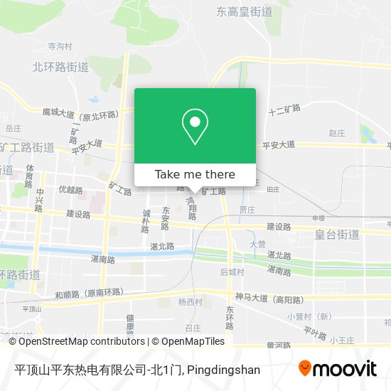 平顶山平东热电有限公司-北1门 map
