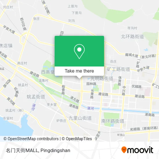 名门天街MALL map