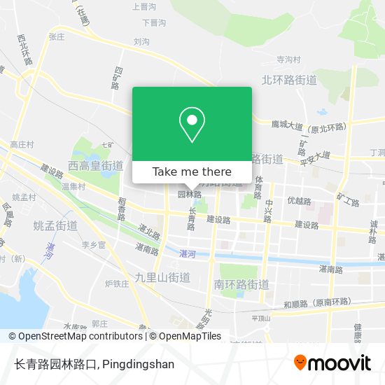 长青路园林路口 map