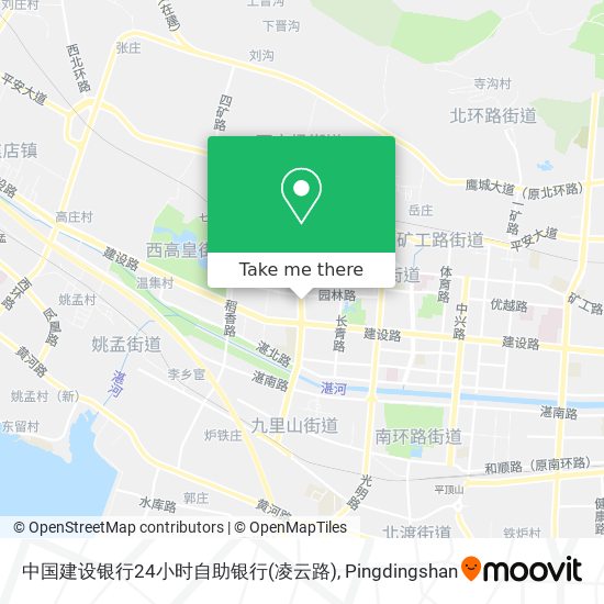 中国建设银行24小时自助银行(凌云路) map