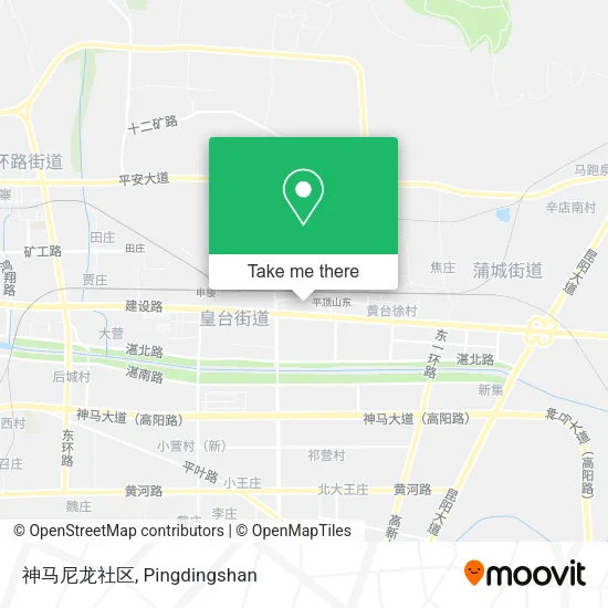 神马尼龙社区 map