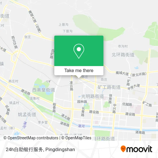 24h自助银行服务 map