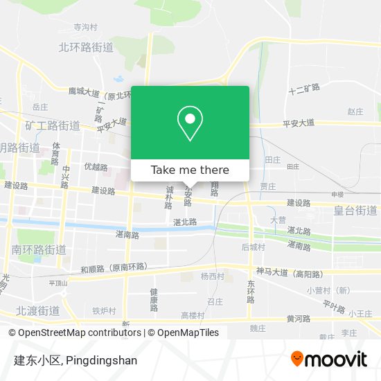 建东小区 map