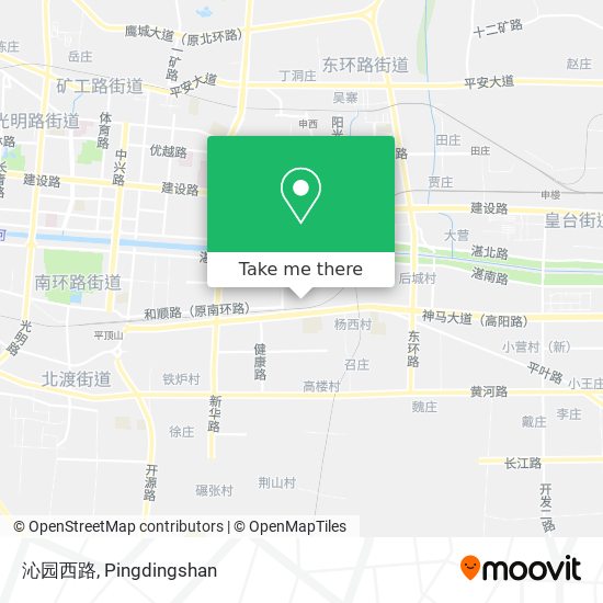 沁园西路 map