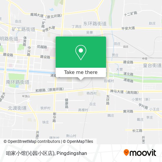 咱家小馆(沁园小区店) map