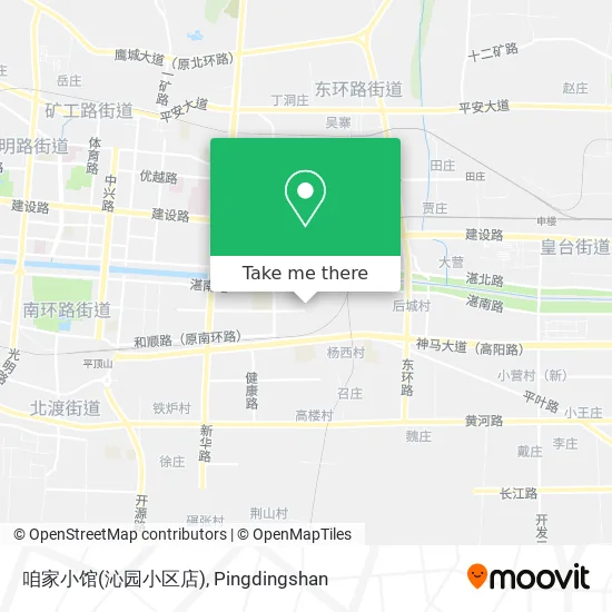 咱家小馆(沁园小区店) map