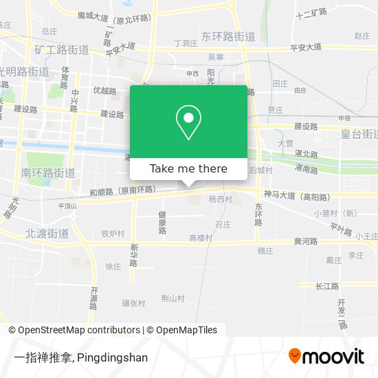 一指禅推拿 map