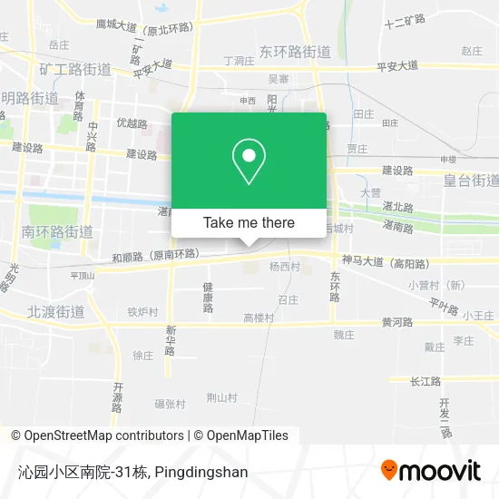 沁园小区南院-31栋 map