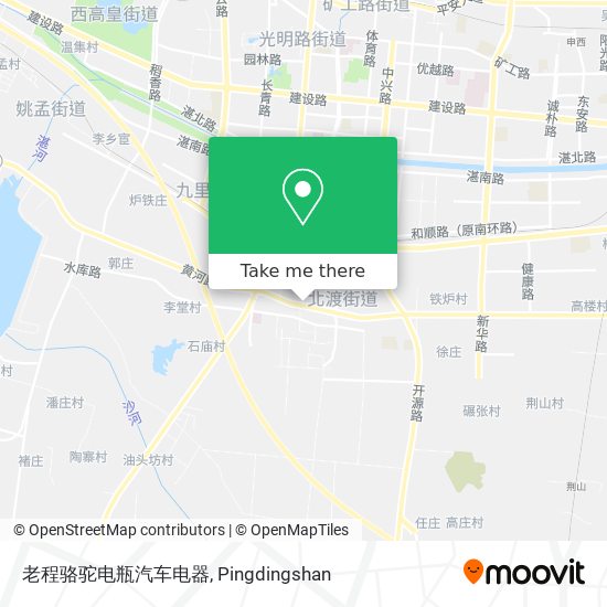 老程骆驼电瓶汽车电器 map