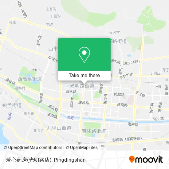 爱心药房(光明路店) map