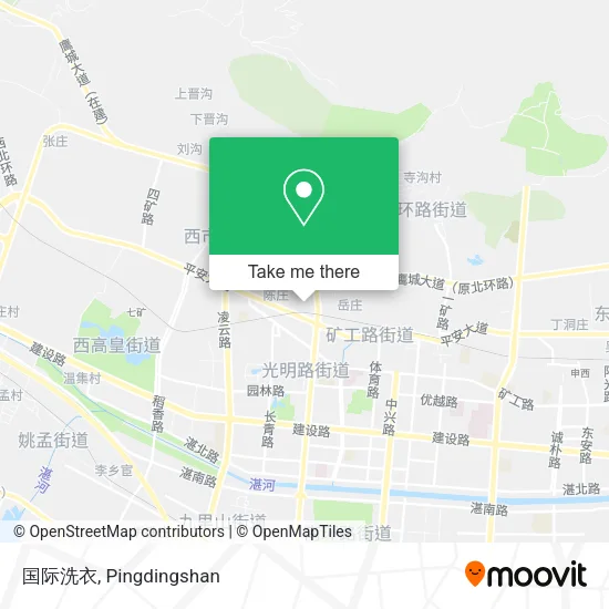 国际洗衣 map