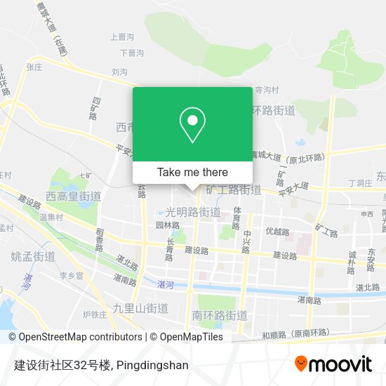 建设街社区32号楼 map