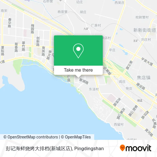 彭记海鲜烧烤大排档(新城区店) map
