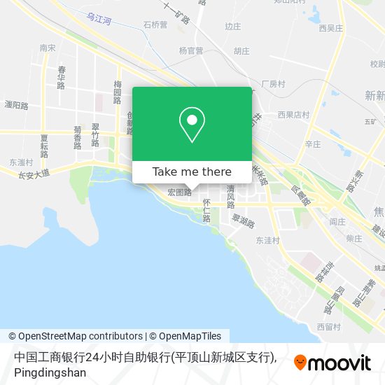 中国工商银行24小时自助银行(平顶山新城区支行) map