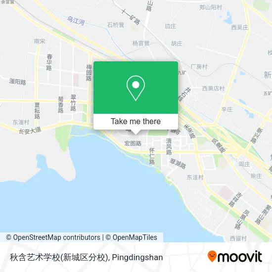 秋含艺术学校(新城区分校) map