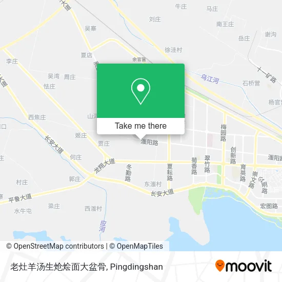 老灶羊汤生炝烩面大盆骨 map