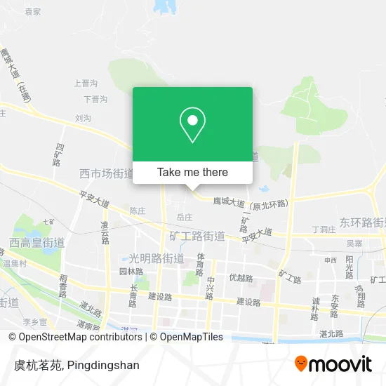 虞杭茗苑 map