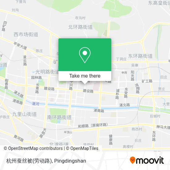 杭州蚕丝被(劳动路) map