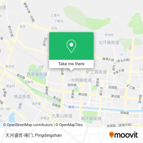 天河盛世-南门 map