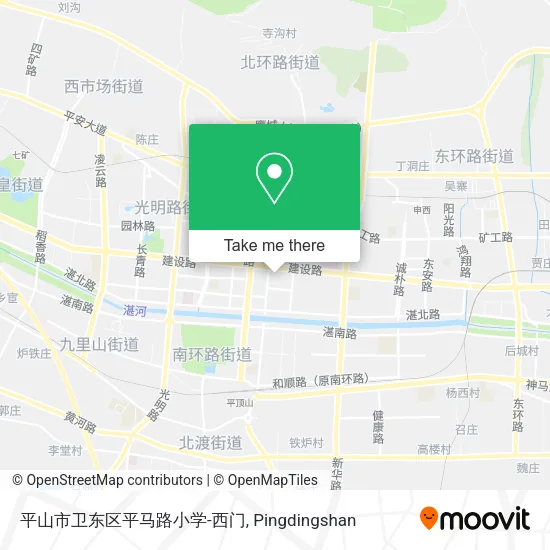 平山市卫东区平马路小学-西门 map