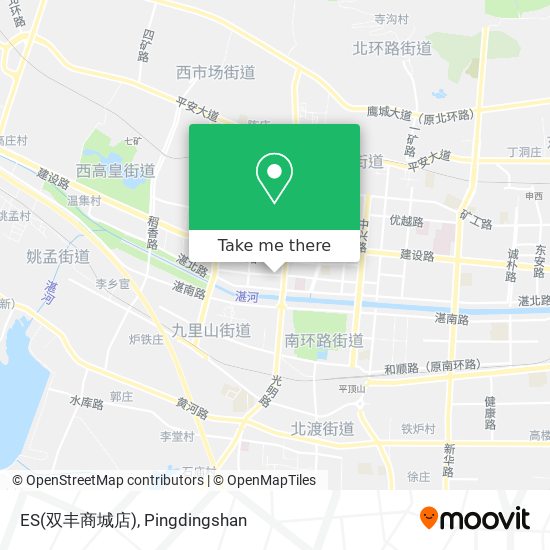 ES(双丰商城店) map