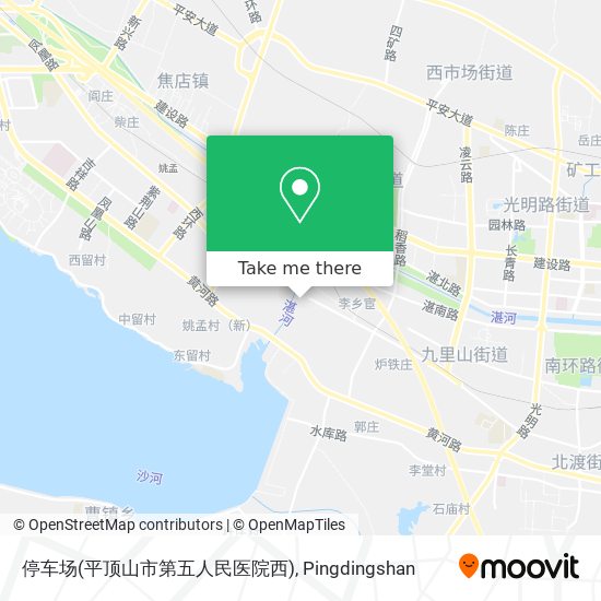 停车场(平顶山市第五人民医院西) map