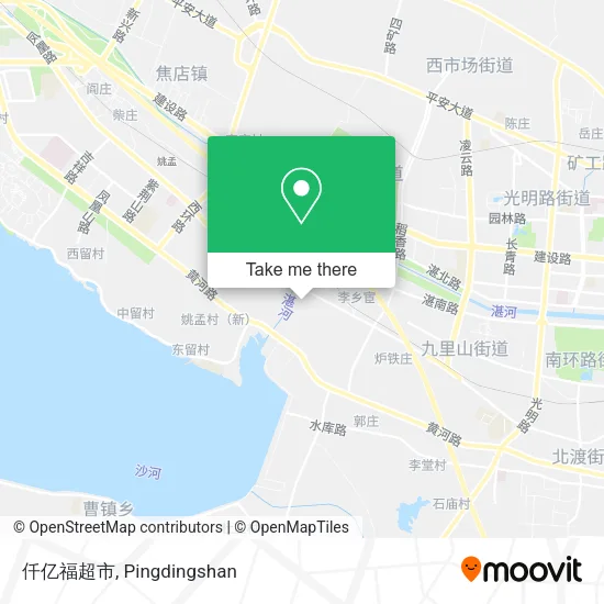 仟亿福超市 map
