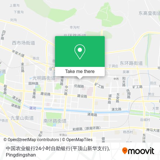 中国农业银行24小时自助银行(平顶山新华支行) map