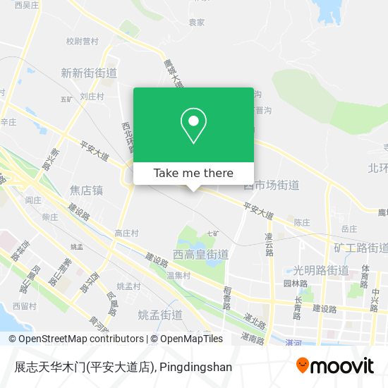 展志天华木门(平安大道店) map