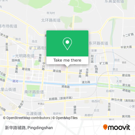 新华路辅路 map