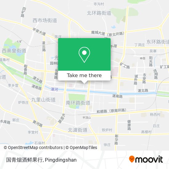 国青烟酒鲜果行 map