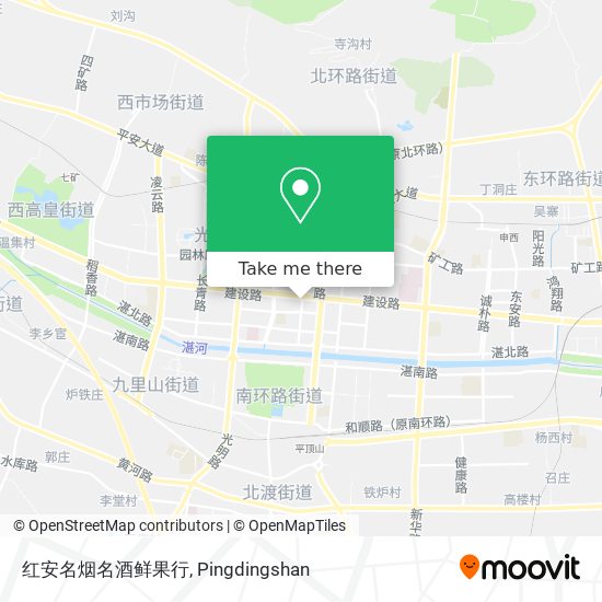 红安名烟名酒鲜果行 map