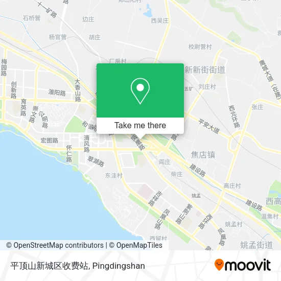 平顶山新城区收费站 map