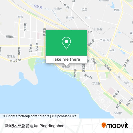 新城区应急管理局 map