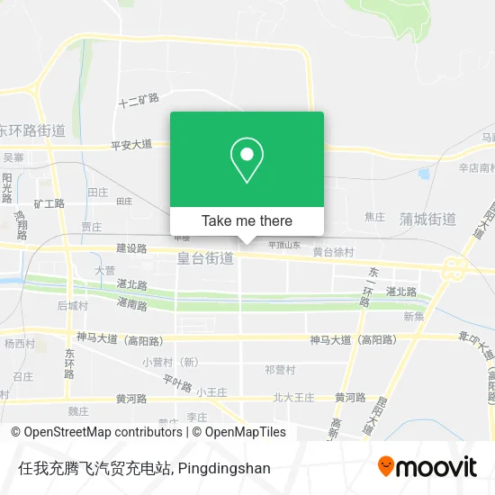 任我充腾飞汽贸充电站 map