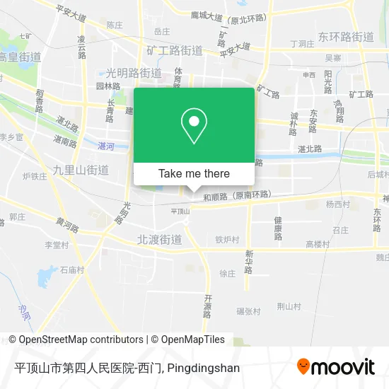 平顶山市第四人民医院-西门 map