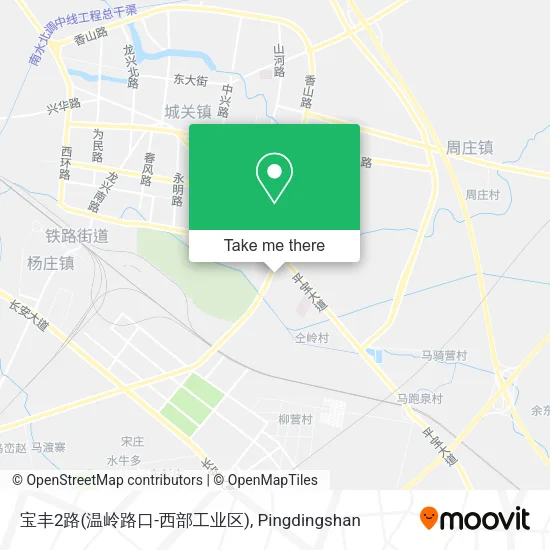 宝丰2路(温岭路口-西部工业区) map